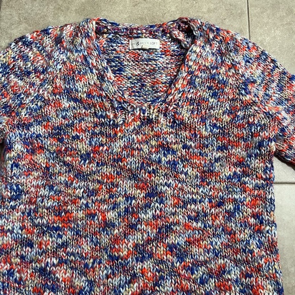 Lou & Grey women's sweater XS multicolor boho sweater, Colorful, boho, slouchy - Picture 3 of 6